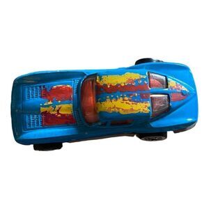 Hot Wheels Cars Vintage 1979 Corvette Stingray Blue Car Malaysia Loose, Mattel
